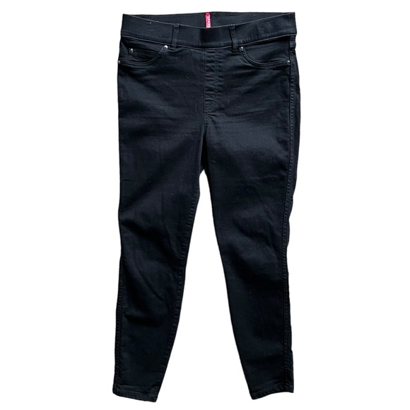 Spanx Ankle Skinny Jeans Clean Black Women's size Large - Picture 2 of 9